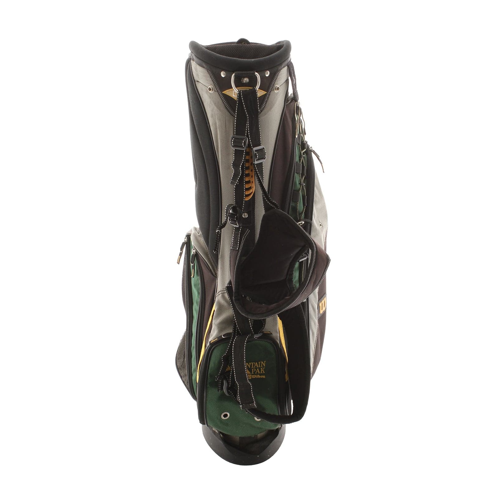 Wilson Mountain Pak Stand Bag - Black/Grey/Green - Image 5