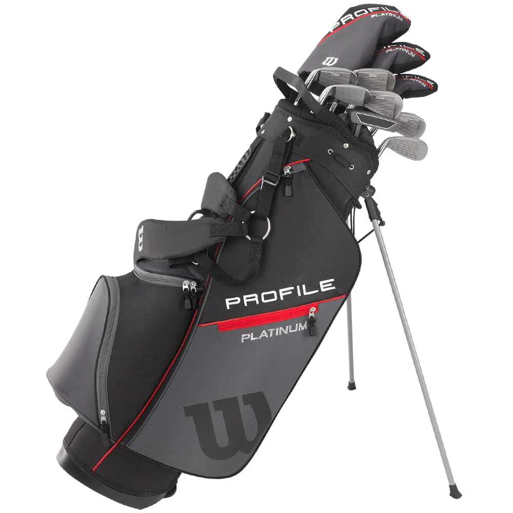 Wilson Profile Platinum 11-Piece Stand Bag Package Set - Steel - Image 2