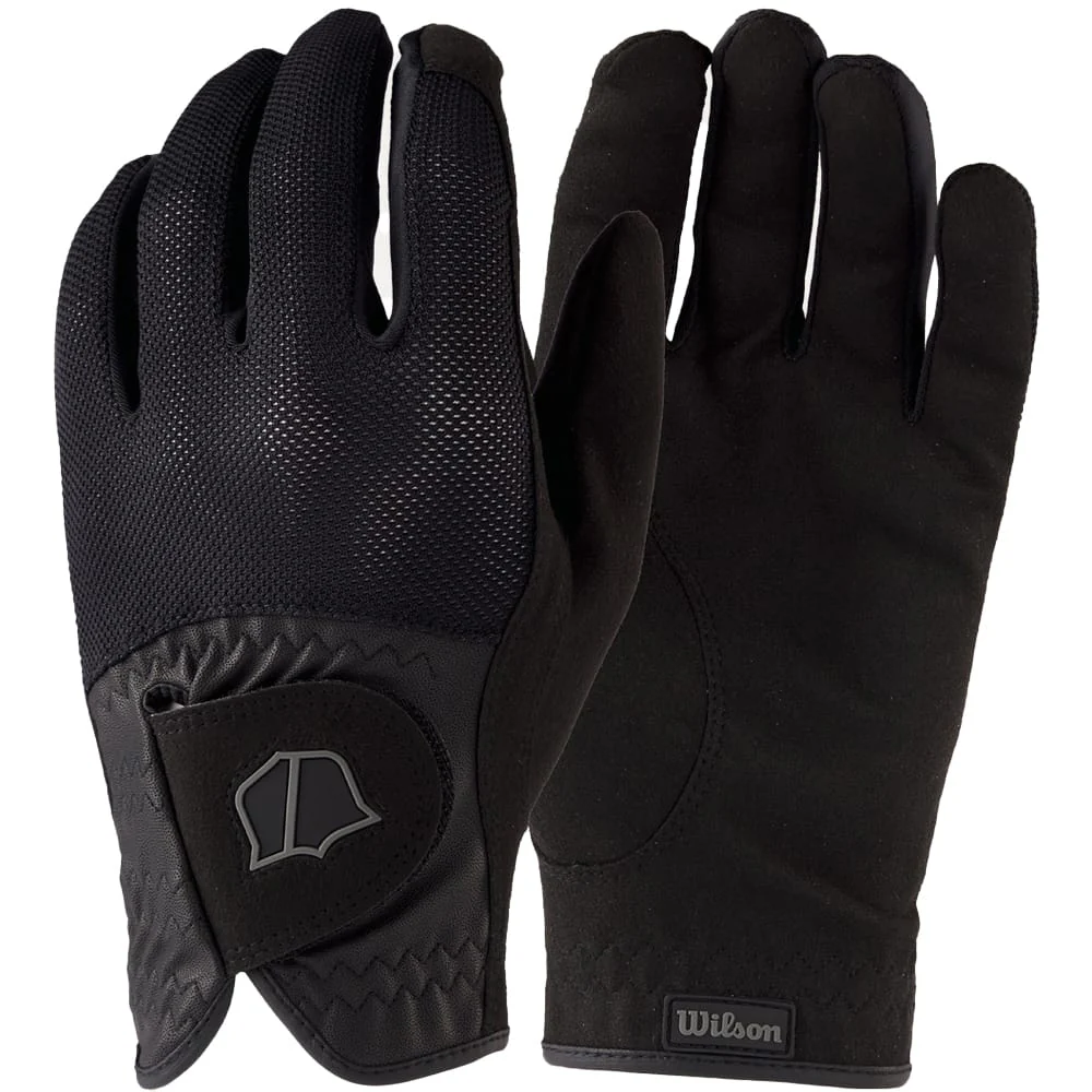 Wilson Ladies Rain Gloves - Black - Image 3
