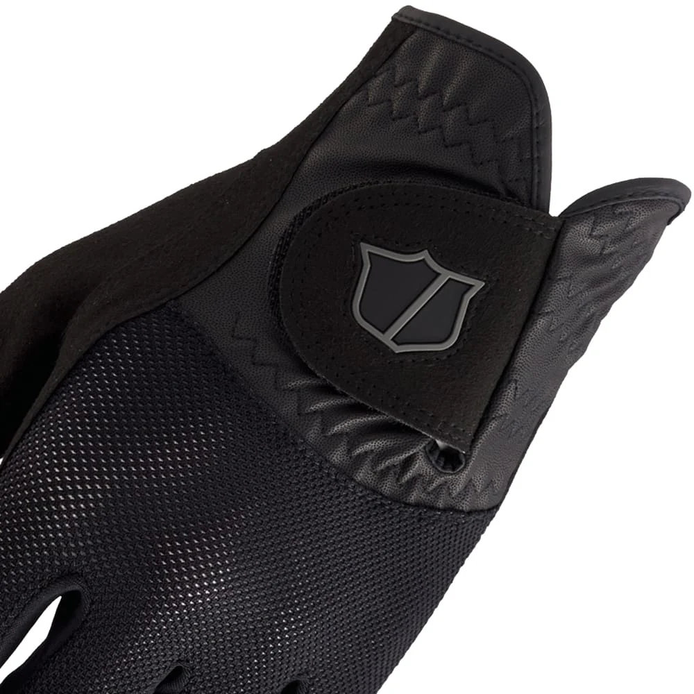 Wilson Ladies Rain Gloves - Black - Image 4