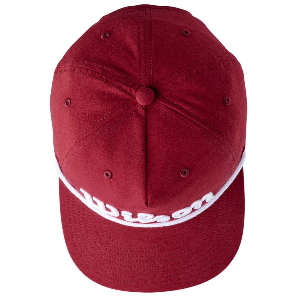 Wilson Retro Rope Snapback Cap - Burgundy - Image 4
