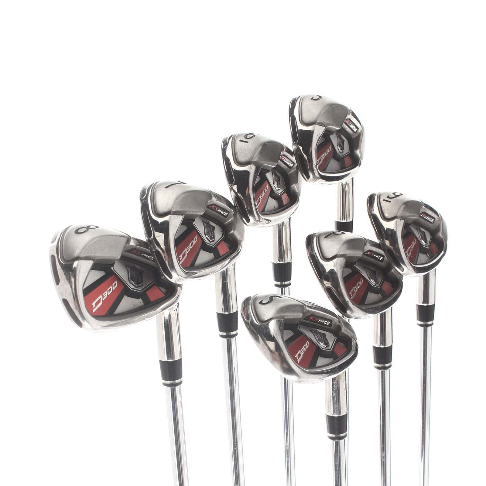 Wilson Staff D300 Steel Mens Right Hand Irons 5-SW Uniflex - KBS Tour 80 - Image 2