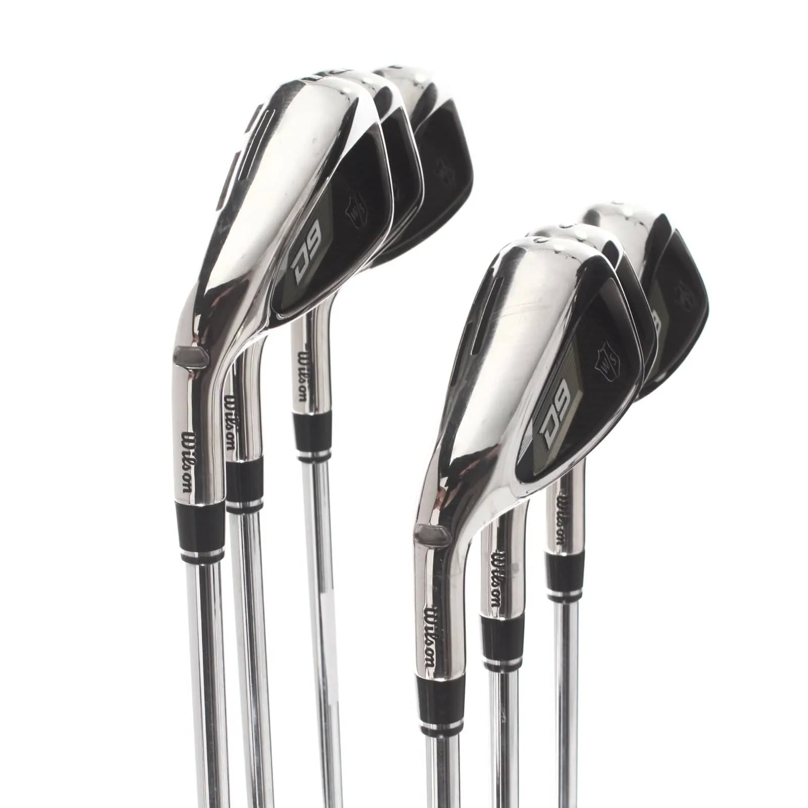 Wilson Staff D9 Steel Mens Left Hand Irons 5-PW Regular - KBS Max Ultralite - Image 2