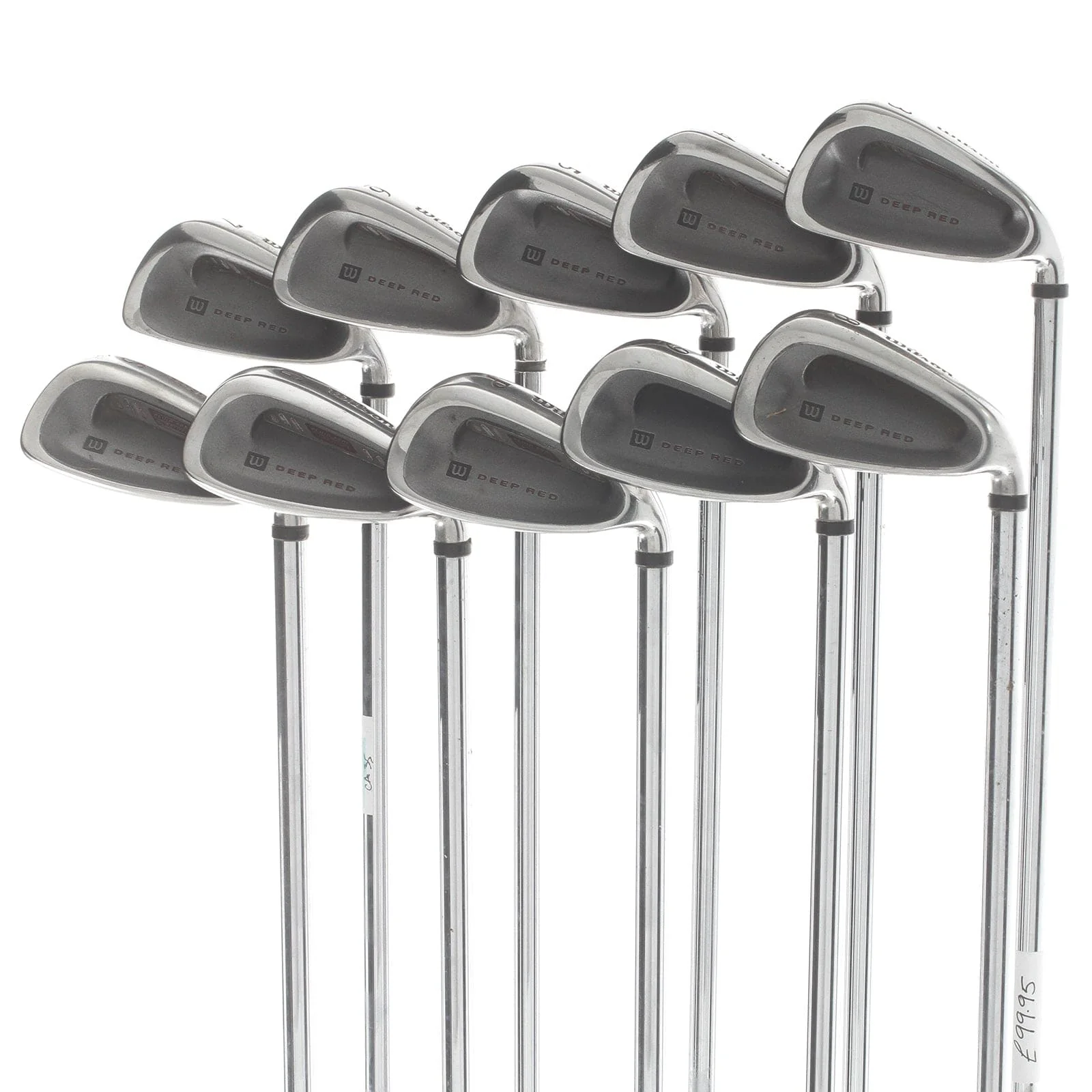 Wilson Staff Deep Red Steel Mens Right Hand Irons 3-GW+SW Regular - Wilson