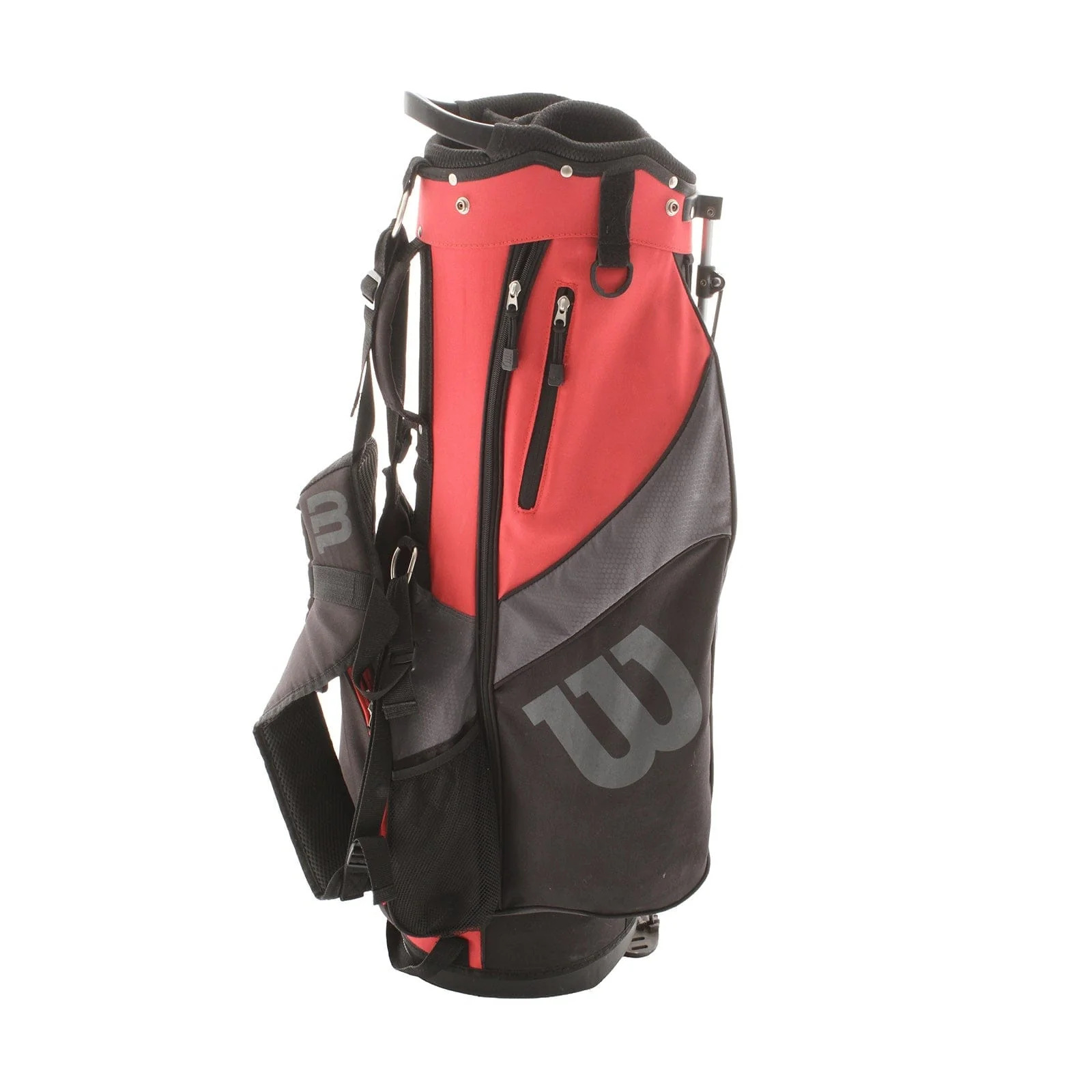 Wilson Stand Bag - Black/Red - Image 2