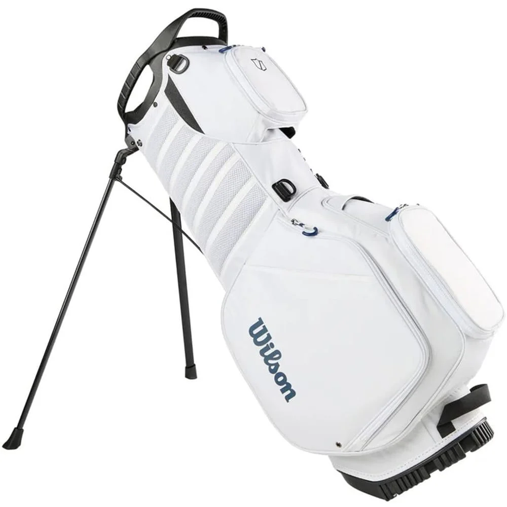 Wilson Talus 5 Stand Bag - White/Red/Blue - Image 5